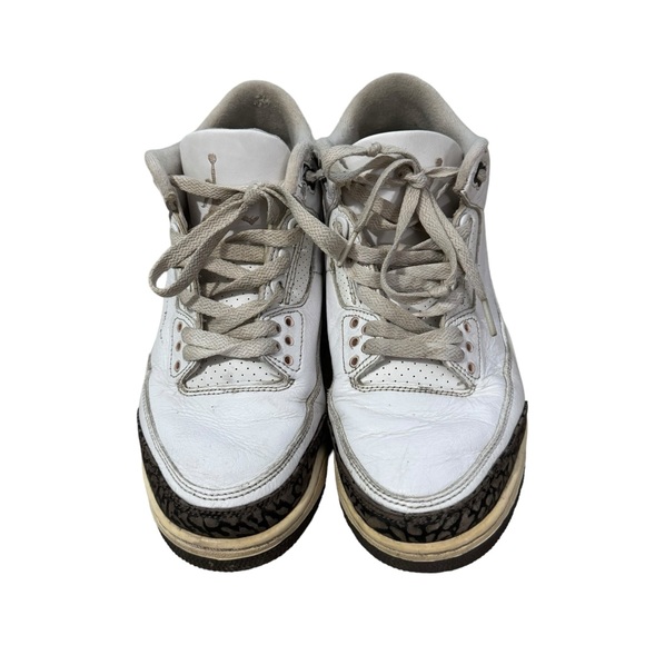 Air Jordan 3 Retro Neapolitan White Sneakers Womens 9 / Mens 7.5 - Picture 5 of 13